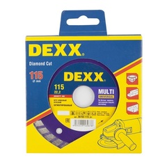 DEXX Multi Universal, 115 мм, (22.2 мм, 7 х 1.9 мм), сегментированный алмазный диск (36702-115)