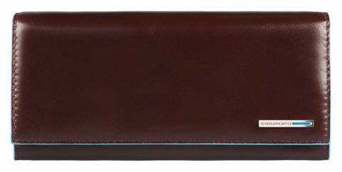 Кошелек женский Piquadro Blue Square PD3211B2/MO коричневый натур.кожа