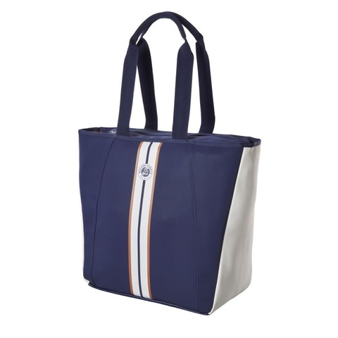 Сумка теннисная женская Wilson Roland Garros Premium TOTE 2023 (Navy/White/Clay)