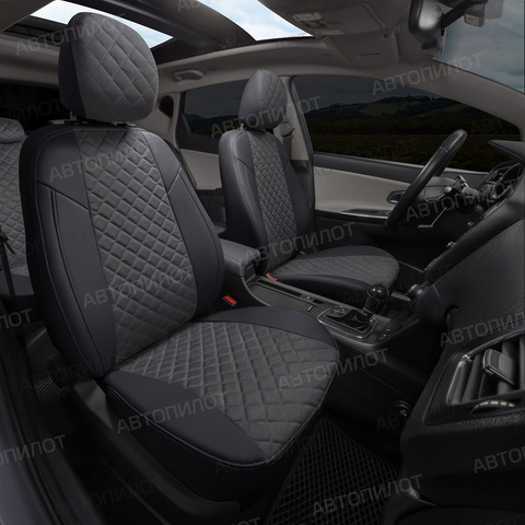 Авточехлы Hyundai Solaris II Sd / Kia Rio IV Sd/Hb (X-Line / X) (40/60) с 17г.