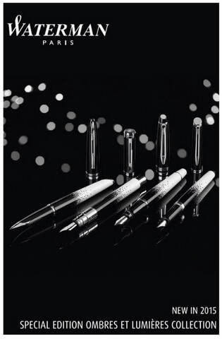 Ручка перьевая Waterman Hemisphere Ombres & Lumieres CT, F (1929636)
