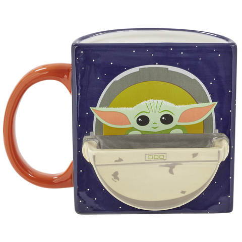 Кружка керамическая Funko Star Wars Mandalorian The Child Drink Time Figural Mug UT-SW06488