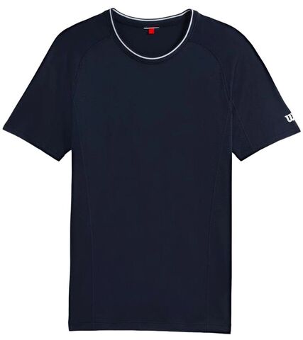 Теннисная футболка Wilson Team Seamless Crew T-Shirt - classic navy