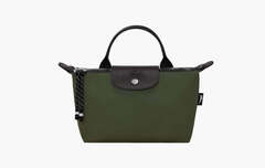 Longchamp Le Pliage Recycled Canvas Energy Pouch "Khaki"
