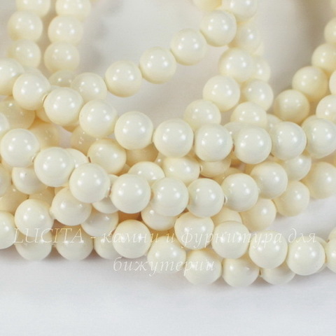 5810 Хрустальный жемчуг Сваровски Crystal Ivory круглый 6 мм, 5 шт