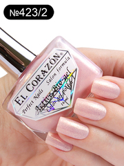 El Corazon 423/   2 active Bio-gel/Shimmer светло-розовый