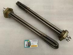 Блок ТЭНБ 9 кВт, 220/380В, нерж. сталь, фланец G2"(59 мм.)