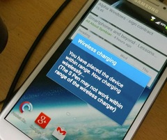 Комплект для Samsung Galaxy Note 2: беспроводная зарядка Qi + приемник-ресивер Qi