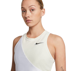 Топ теннисный Nike Court Dri-Fit Slam Tennis Tank W - coconut milk/white/black