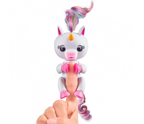 Интерактивный единорог Fingerlings Гиги белый