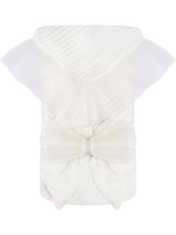 Плед-конверт с бантом "Beauty" молочный