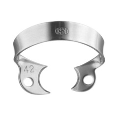 № 42 - Кламп для коффердама аналог Brinker B2 для моляров KSK (Dentech Corporation, Япония)