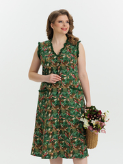 4532 Сарафан на пуговицах