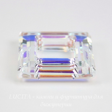 4439 Подвеска Сваровски Square Ring Crystal AB  (20 мм) ()