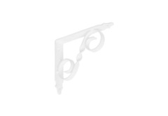 Кронштейн фигурный мод.4 150х125 белый (Т-Д)