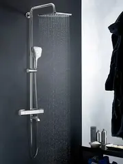 Душевая стойка с термостатом и тропическим душем G2491