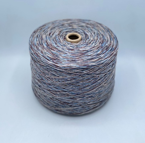 Авторская смотка (пр.Италия) 242м/100гр, Меринос/Хлопок/Кашгора/Шерсть/Кашемир/Вискоза/Полиамид/Остальные волокна, цвет-Лед Байкала, арт.36165