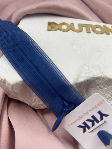 Молния YKK потайная неразъемная, тип 2 040 темно-синий