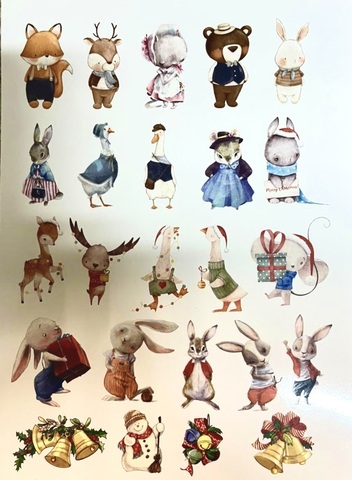 Пленочный трансфер №0434  для светлых поверхностей А4