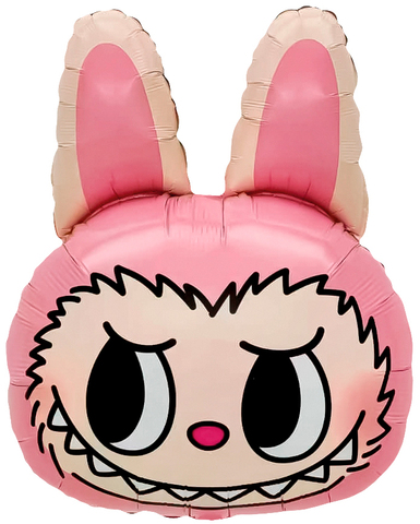 К Фигура, Плюшевый эльф, Голова, Розовый, 27''/69 см, 1 шт.