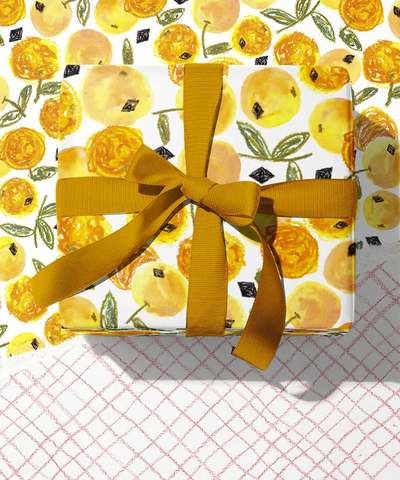 Упаковочная бумага О' Мандарины - сетка