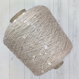 Пряжа Shine Paillettes 63117 прозрачный на мокко