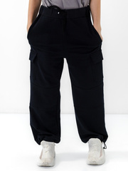 140011C-38 Брюки для девочки, Черный