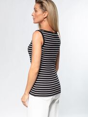 Топ из трикотажа в широкий рубчик  D43.222 (96776)