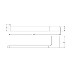 Держатель для туалетной бумаги BELZ B90603-2, хром
