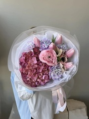 Облако с розовой Гортензией коллекция Spring 26