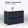 Aquanet 332538 Тумба с раковиной Джейн 90 цв.маренго (раковина Flat) (332538)