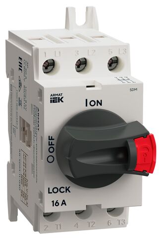 ARMAT Выключатель-разъед. SDM 3P 16А IEK