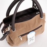 Сумка Саломея 278 эко-замша песочный