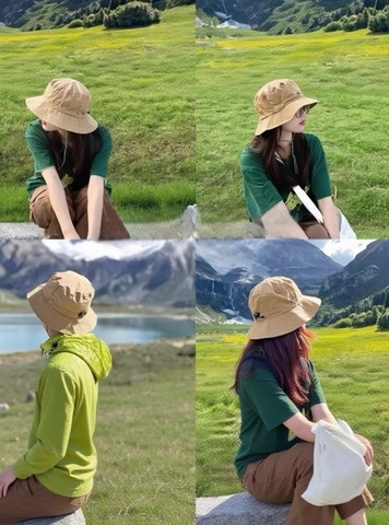 Картинка панама Skully Wear YFM-C-40 sand - 9