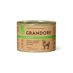 Консервы для собак GRANDORF Lamb pate Монопротеиновый влажный корм из ягненка для собак всех пород 6шт по 200гр