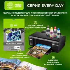 Фотобумага Cactus CS-GA4200100ED A4/200г/м2/100л./белый глянцевое для струйной печати — фото 6