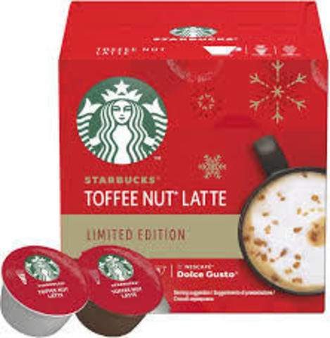 Кофе в капсулах NESCAFÉ Dolce Gusto Starbucks® Toffee Nut Latte, 12 капсул