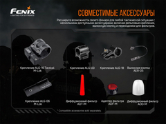 Фонарь Fenix ТК20R V2.0 3000lm аккумуляторный