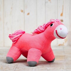 Вязаная игрушка Лошадка Волошка, Фрея