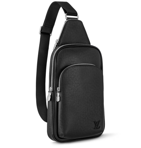 Сумка-слинг Louis Vuitton Avenue NM кожа Taiga Black