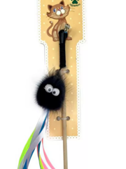 Homecat дразнилка для кошек Осьминожка из норки с лентами с бубенчиком