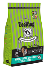 ZooRing Hairball Control сухой корм для кошек (индейка с цикорием) 400 гр