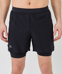 Шорты с лосинами Nordski Stayer Black мужские