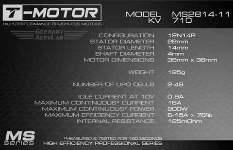 T-Motor MS2814 KV710