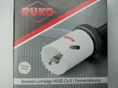 Коронка по металлу 152,0x38мм Bi-Metall HSSE-Co8(M42) 6,35tpi(4мм) Ruko 126152