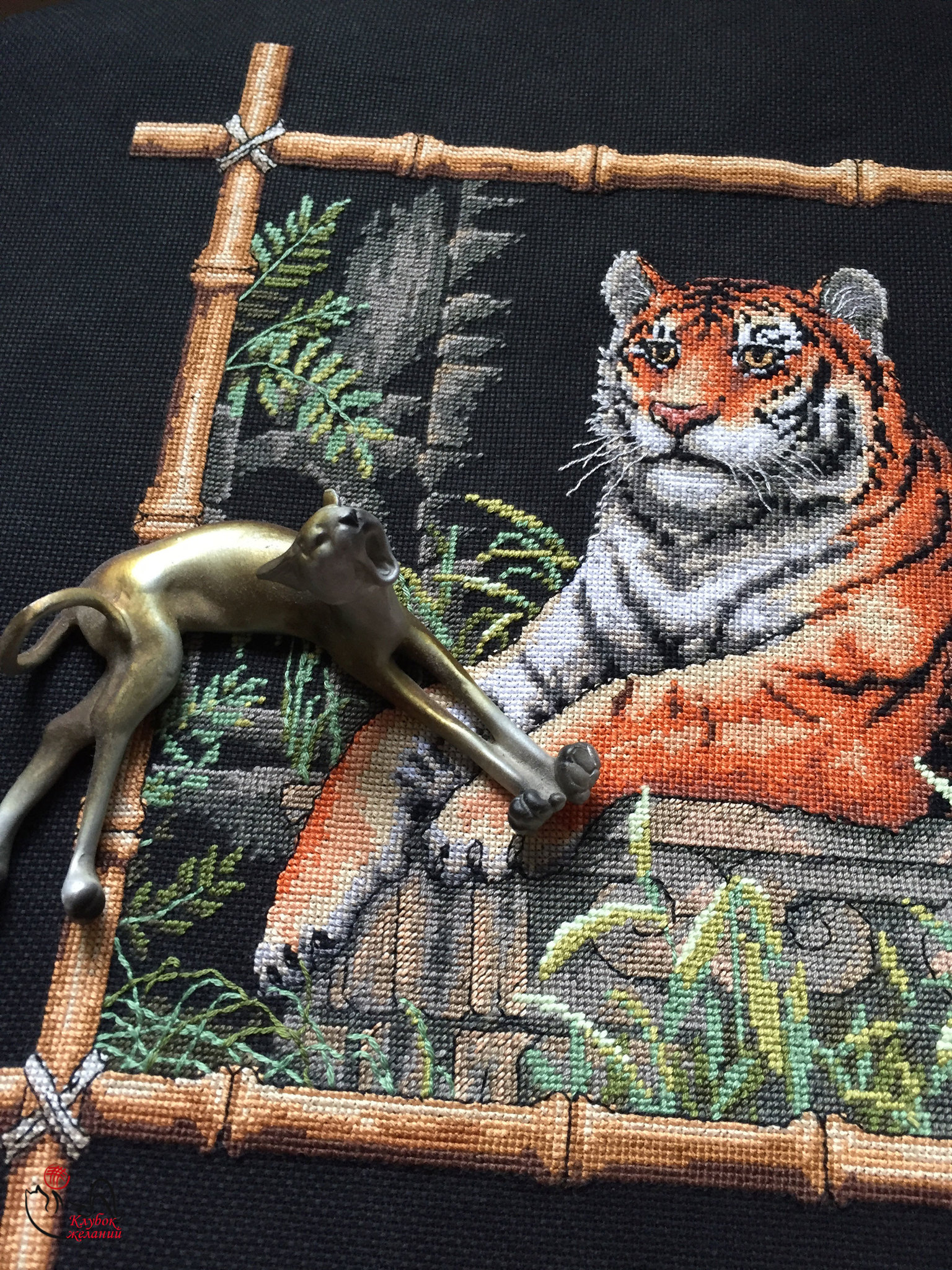 Тигр, набор для вышивания крестом