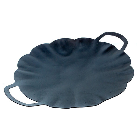 Садж ромашка из воронёной стали 30 см