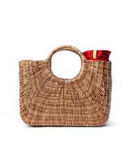 Корзина для пикника со специальным отделом для бутылки и возможностью крепления на велосипед