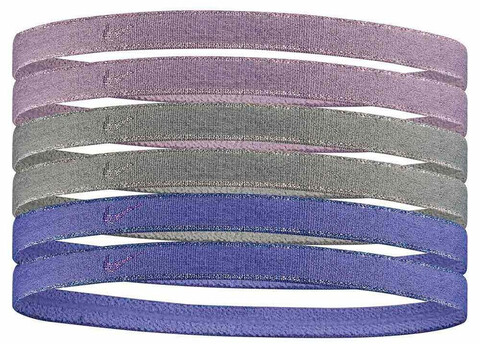 Повязка на голову Nike Swoosh Sport Headbands 6P - plum fog/particle grey/lapis