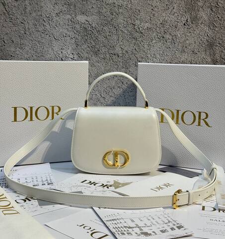 Сумка Dior 30 Montaigne Avenue Top Handle, белый